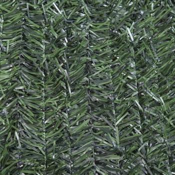 Seto Artificial Verde de 36 Varillas - 2x3 metros, Decoración Exterior para Jardín y Terraza, Ocultación del 85%, Fácil Instalación y Sin Mantenimiento