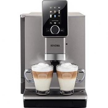 Nivona CafeRomatica 930 - Cafetera automática de espresso, 2.2 L, pantalla táctil TFT, Bluetooth, titanio