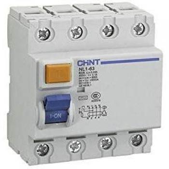 Interruptor Diferencial Puro 4 Polos 63A 30mA Clase AC CHINT