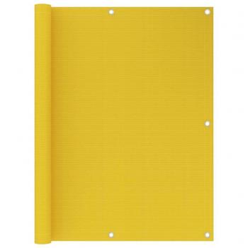 Toldo para balcón amarillo HDPE 120x500 cm