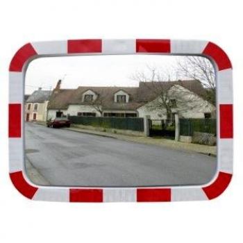 Espejo Rectangular Metalworks MR5684RB - Dimensiones: 950x670mm, Distancia de visión: 20m, Uso interior/exterior
