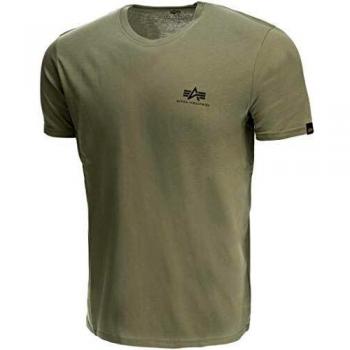 Alpha Industries Olive Label Print T-Shirt for Men - Size XXL