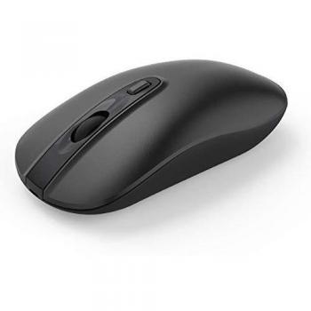 Wireless Mouse Rechargeable, cimetech Optical Mouse Noiseless Cordless Computer Mice with USB Receiver and 2400 DPI 5 Adjustable Levels for PC Tablet Laptop Office Home Travel