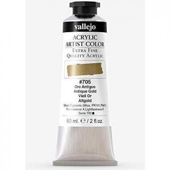 Vallejo Acrylic Artist Color 16705 Antique Gold