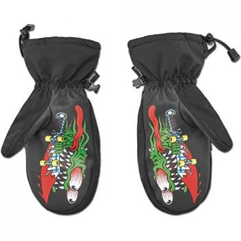 Thirtytwo Santa Cruz Mitts Black Black S-M
