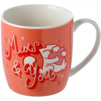 Taza Rosa Simon's Cat San Valentín 300 ml Porcelana Meow & You