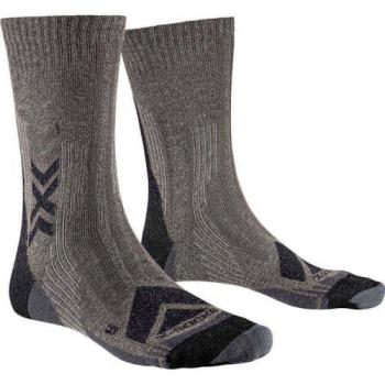 Calcetines X-Bionic Hike Perform Merino Crew marrón 45-47, Unisex adulto