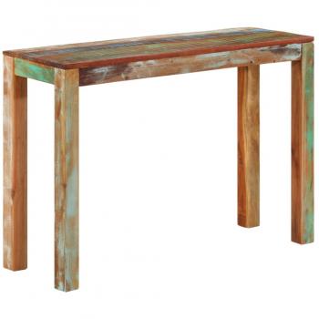 Mesa consola de madera maciza reciclada 110x35x76 cm