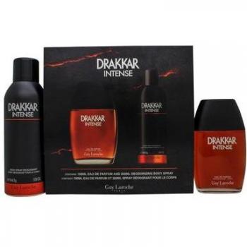 Guy Laroche Drakkar Intense Gift Set 100ml Eau De Parfum + 200ml Deodorant Spray