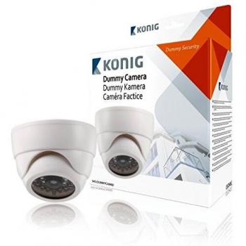 König SAS-DUMMYCAM60 - Cámara CCTV domo ficticia para interiores