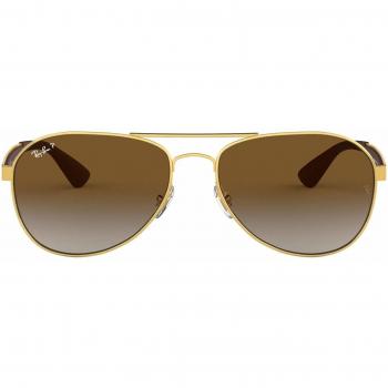 Ray-Ban Men's 0RB3549 001/T5 58 Sunglasses, Gold/Clear Gradient Green