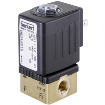 Válvula de Solenoide Directa 125301 6013 24 V/DC G 1/4 Hembra, Diámetro Nominal 3 mm