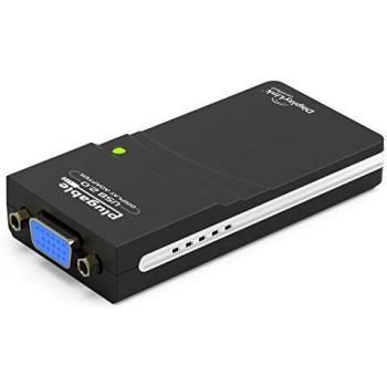 Plugable USB to VGA Video Graphics Adapter for Multiple Displays up to 1920x1080 (Supports Windows 10, 8.1,7, XP & Chromebooks)