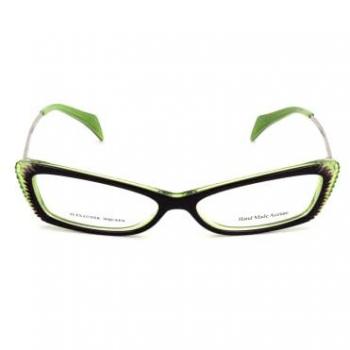 Alexander McQueen AMQ 4163 Women's Multicolor Acetate Glasses with Golden Accents (52 mm)