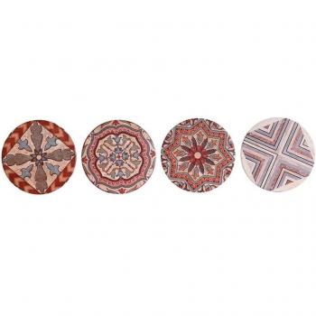 Posavasos set 4 dolomite corcho 10,8x10,8x0,7