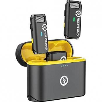 Hollyland Lark M1 Duo Wireless Microphone System with Charging Case