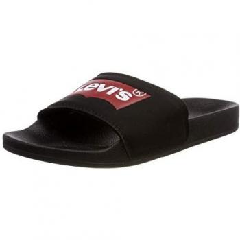 Levis Footwear and Accessories June Batwing S, Chanclas Mujer, Negro