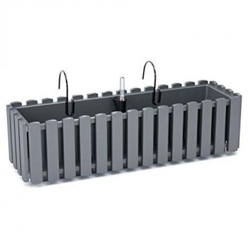 Jardinera para Balcón BOARDEE FENCYCASE W, Gris Piedra, 580x180x162 mm
