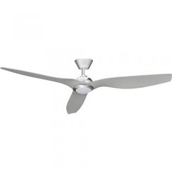 Ventilador de Techo con Luz LED Delfos Niquel Plata 18W, 3000K/4000K/6000K, 2350lm, Control Remoto y Función Memoria