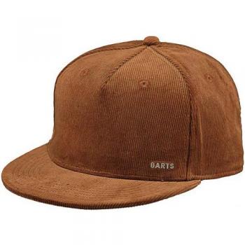 Barts Tenkan Light Brown Corduroy Flat Brim Cap for Men