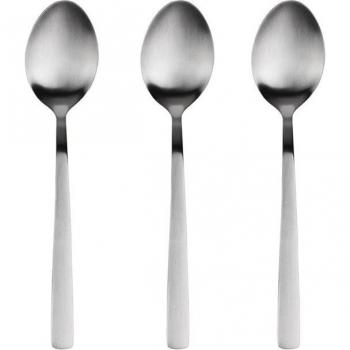 Set de 3 cucharas de acero inoxidable reciclado mate Root SG7772 San Ignacio