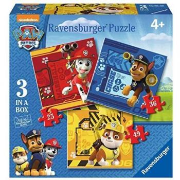 Ravensburger Paw Patrol Progressive Puzzle Set (25, 36, 49 Pieces)