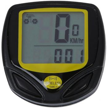 TOOGOO (R) Inalambrico Bicicletas Cuentakilometros Velocimetro LED Impermeable Multifuncion