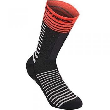 Alpinestars Drop 19 Black/Red Socks Large