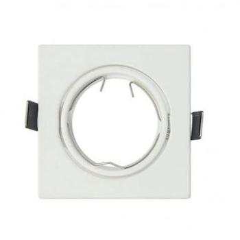 Empotrable Orient Magura 1xGU10 Cuadrado Blanco Diseño Moderno 2,5x8,2x8,2 cm con Portalamparas Incluido