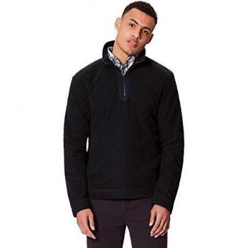 Regatta Elgon IV - Forro Polar con Media Cremallera para Hombre, Hombre, Color Negro, tamaño Large