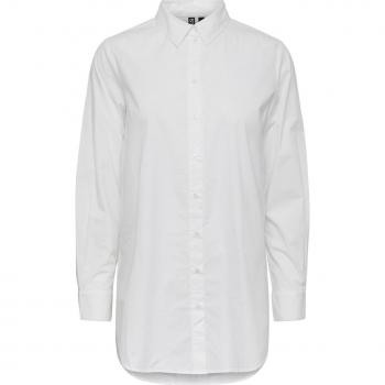 Camisa de Manga Larga Jiva Blanca para Mujer