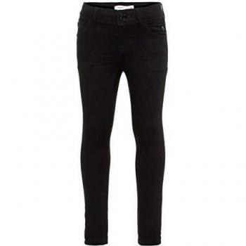 NAME IT Nkfpolly Dnmcarlia - Pantalones vaqueros para niña Black Denim 92 cm