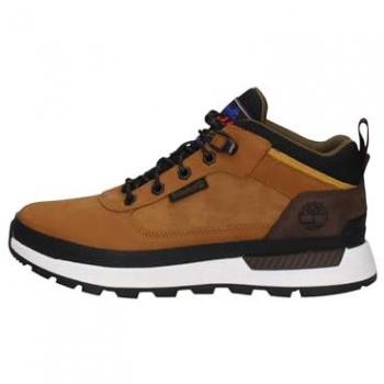 Timberland Field Trekker Mid Lace-Up Hiking Sneakers for Men in Medium Brown Nubuck