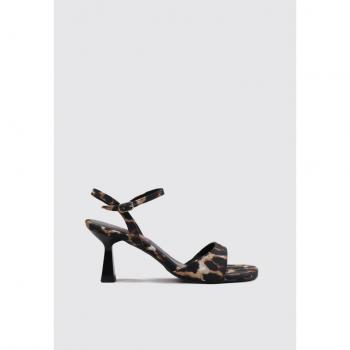 Sandalia de Tacón Estampado Leopardo para Mujer Limma 39