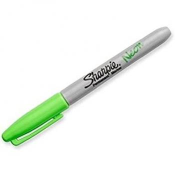 Sharpie 942160 - Marcador fluorescente, color verde neón, 1 unidad