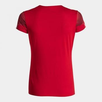 Camiseta de manga corta mujer Joma Elite IX roja