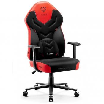 Silla Gaming Diablo X-Gamer 2.0 Tamaño Normal Rojo Oscuro con Diseño Ergonómico y Cojín Lumbar