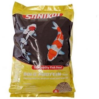 VELDA Alimento Comida para Peces Sanikoi Gold Protein Plus 6 mm 10 litros 124648