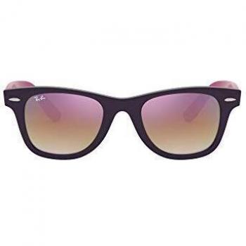 Gafas de Sol Unisex-Niños Ray-Ban Junior Wayfarer RJ9066S 7021B9, Violeta, 47mm