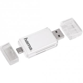 Hama 00123949 - Lector de Tarjetas USB 2.0