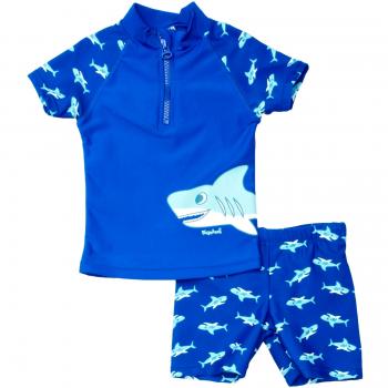 Playshoes Shark UV Protection Bath Set Traje De Baño, Azul