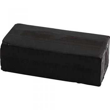 Arcilla suave, tamaño 13 x 6 x 4 cm, color negro, 500 g
