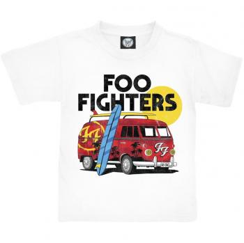 Foo Fighters Van Camiseta de Niño/a Blanco 128