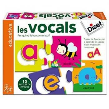 Diset - Les vocals, Juego educativo a partir de 3 años en catalán