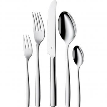 WMF Palma Cromargan - Cubertería, Acero Inoxidable, 30 Piezas para 6 Comensales