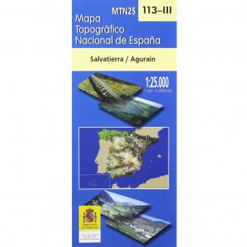 Mapa agurain-salvatierra 113-III 1:25000 - Aa.vv