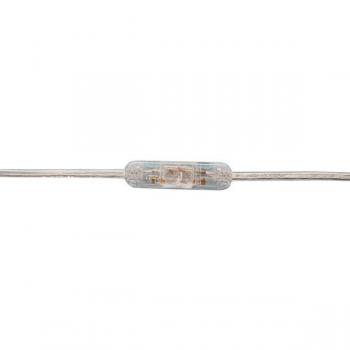 Interruptor unipolar con cable de 2 metros, 2A/250V, color transparente Electro DH 11.576/T