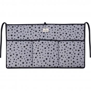 Organizador de Bolsillos para Cuna Jyoko - Práctico y de Alta Calidad, Color: Black Star, Material: Alta calidad, Diseño: Moderno y funcional, Capacidad: Múltiples bolsillos para almacenamiento
