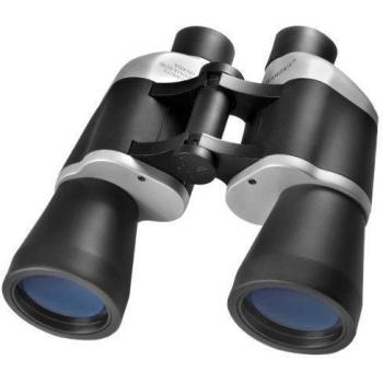 BARSKA Free Focus 10x50 Binocular, Unisex, Negro/Plateado