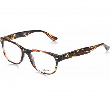 Ray-Ban 0Rx5359, Monturas de Gafas para Hombre, Spotted Blue/Brown/Yellow, 53